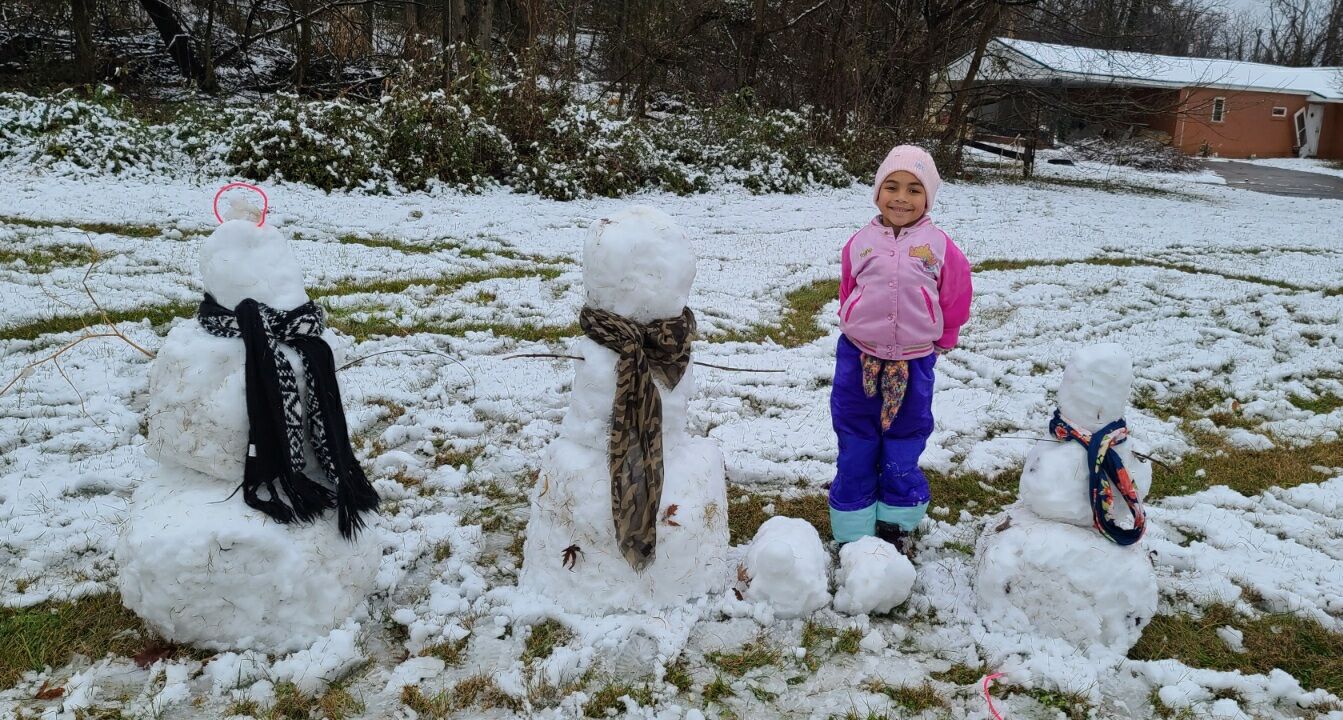 First snow day of 2021